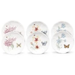 Lenox Butterfly Meadow 6-Piece Tidbit Plate Set 9 Lenox Butterfly Meadow 6-Piece Tidbit Plate Set -Lenox 817046 wHR 11e5d6cc 3dd0 4ee9 b197 7a0e108511be