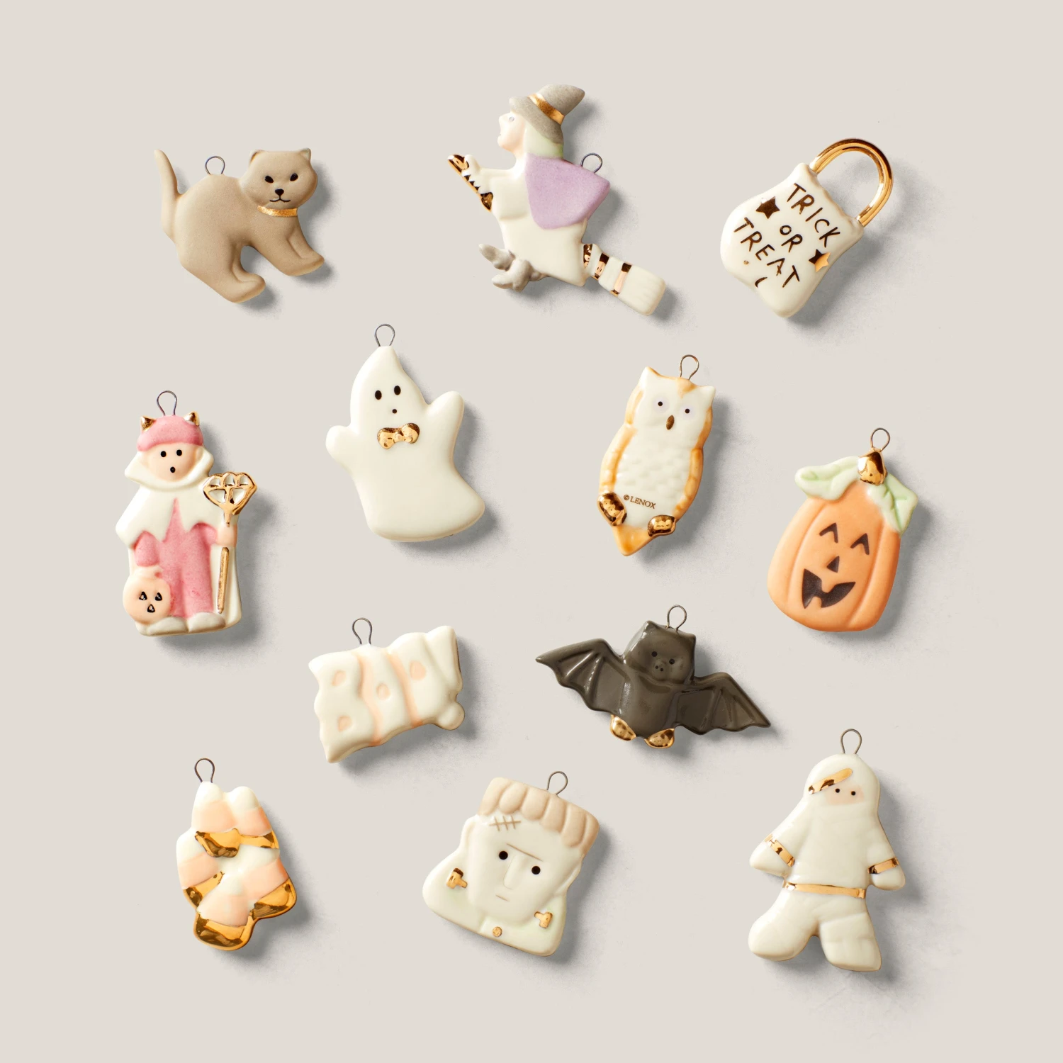Lenox Trick Or Treat 12-Piece Ornament & Tree Set 4 Lenox Trick Or Treat 12-Piece Ornament & Tree Set - Image 2