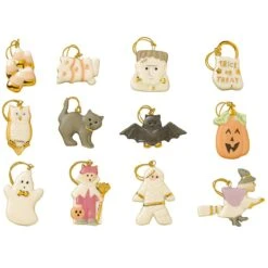 Lenox Trick Or Treat 12-Piece Ornament Set 9 Lenox Trick Or Treat 12-Piece Ornament Set -Lenox 819670 wHR