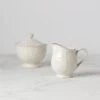 Lenox French Perle White Sugar & Creamer 1 Lenox French Perle White Sugar & Creamer -Lenox 822944 w10