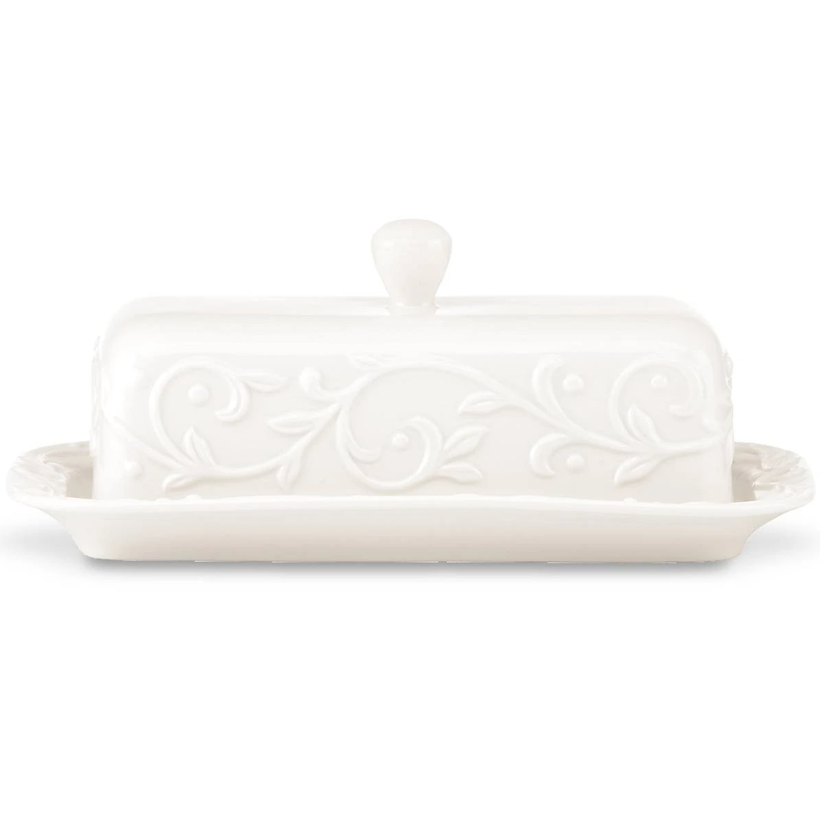 Lenox Opal Innocence Carved™ Covered Butter Dish 3 Lenox Opal Innocence Carved™ Covered Butter Dish