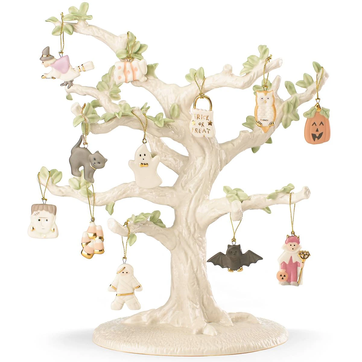 Lenox Trick Or Treat 12-Piece Ornament & Tree Set 6 Lenox Trick Or Treat 12-Piece Ornament & Tree Set - Image 4