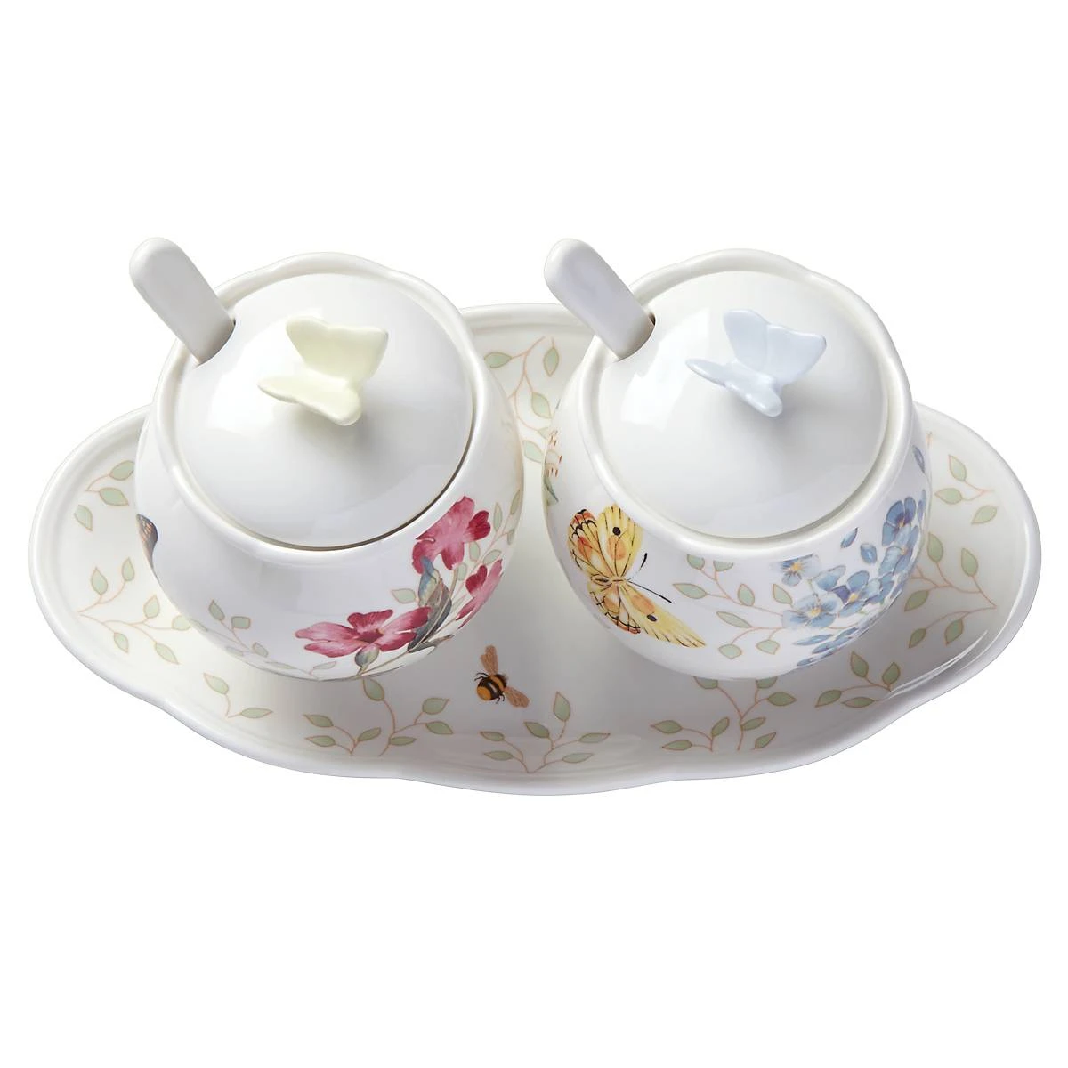 Lenox Butterfly Meadow 7-Piece Condiment Set 6 Lenox Butterfly Meadow 7-Piece Condiment Set - Image 4