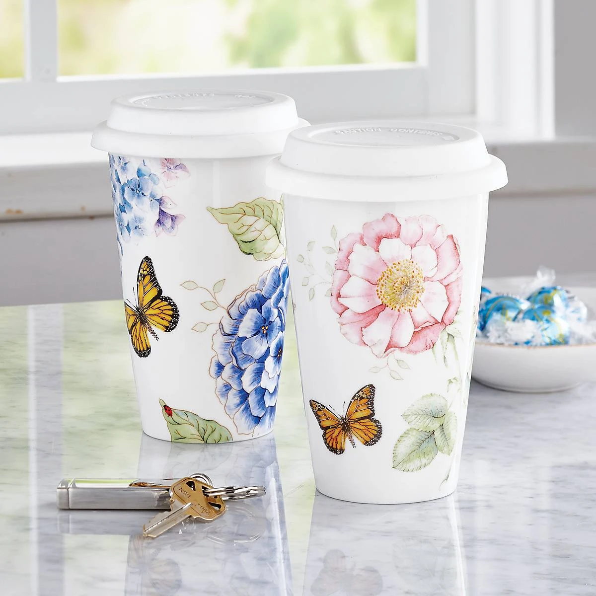 Lenox Butterfly Meadow Thermal Travel Mug 8 Lenox Butterfly Meadow Thermal Travel Mug - Image 6
