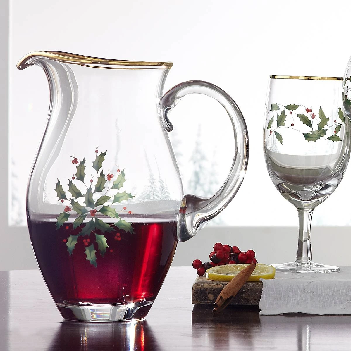 Lenox Holiday 4-Piece Iced Beverage Glass Set 5 Lenox Holiday 4-Piece Iced Beverage Glass Set - Image 3