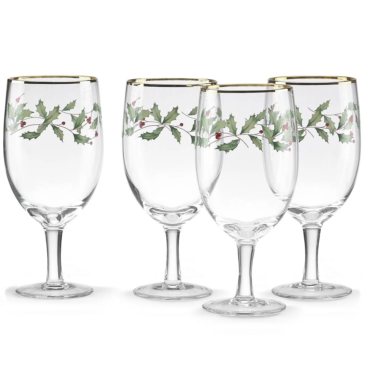 Lenox Holiday 4-Piece Iced Beverage Glass Set 7 Lenox Holiday 4-Piece Iced Beverage Glass Set - Image 5