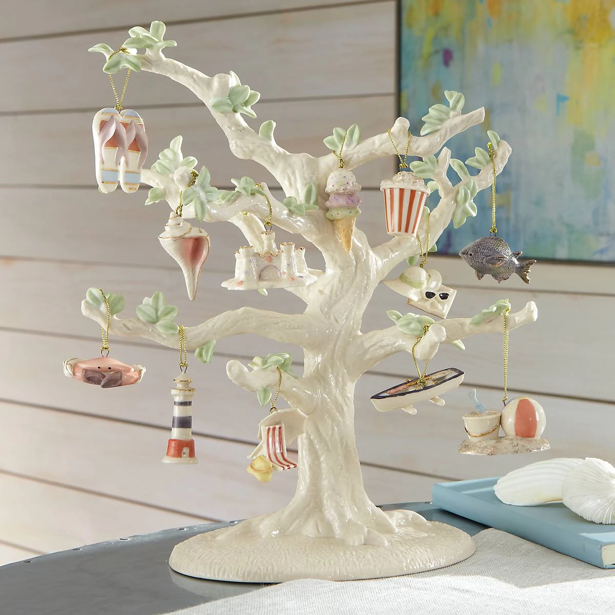 Lenox Summer 12-Piece Mini Ornament & Tree Set 6 Lenox Summer 12-Piece Mini Ornament & Tree Set - Image 4