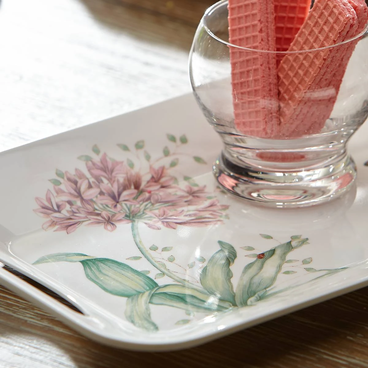 Lenox Butterfly Meadow Melamine Hors D'oeuvres Tray 8 Lenox Butterfly Meadow Melamine Hors D'oeuvres Tray - Image 6