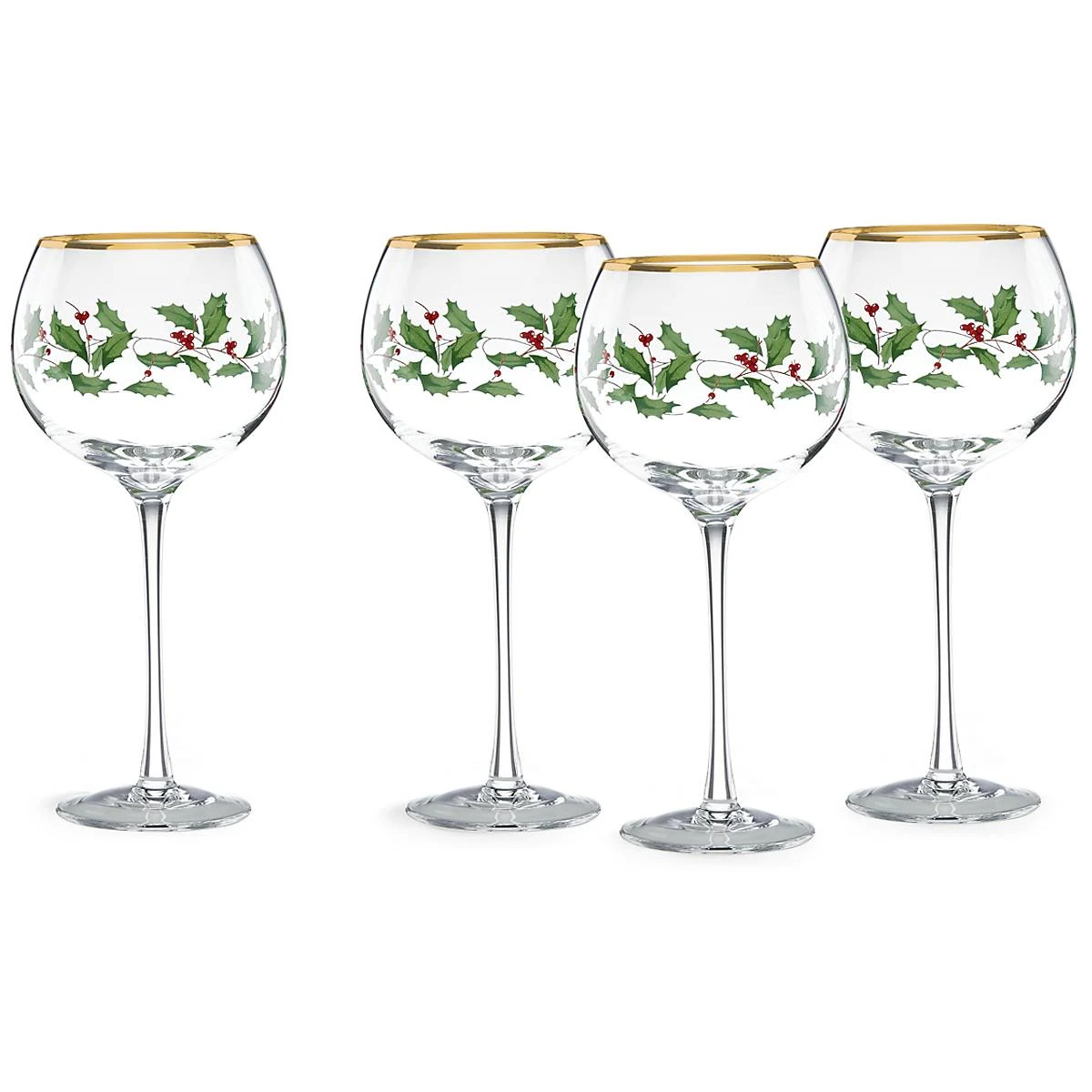 Lenox Holiday 4-Piece Wine Glass Set 7 Lenox Holiday 4-Piece Wine Glass Set - Image 5