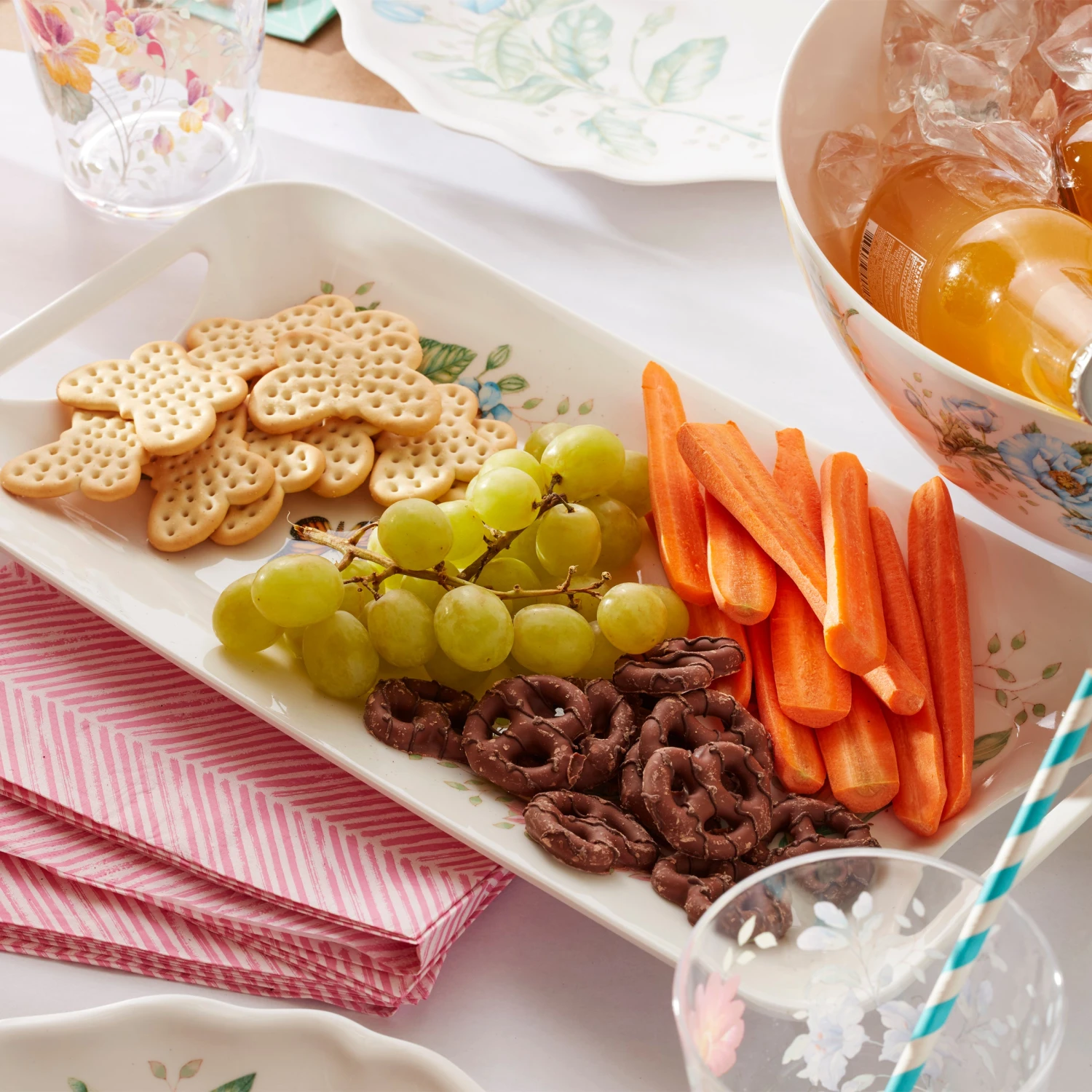 Lenox Butterfly Meadow Melamine Hors D'oeuvres Tray 5 Lenox Butterfly Meadow Melamine Hors D'oeuvres Tray - Image 3