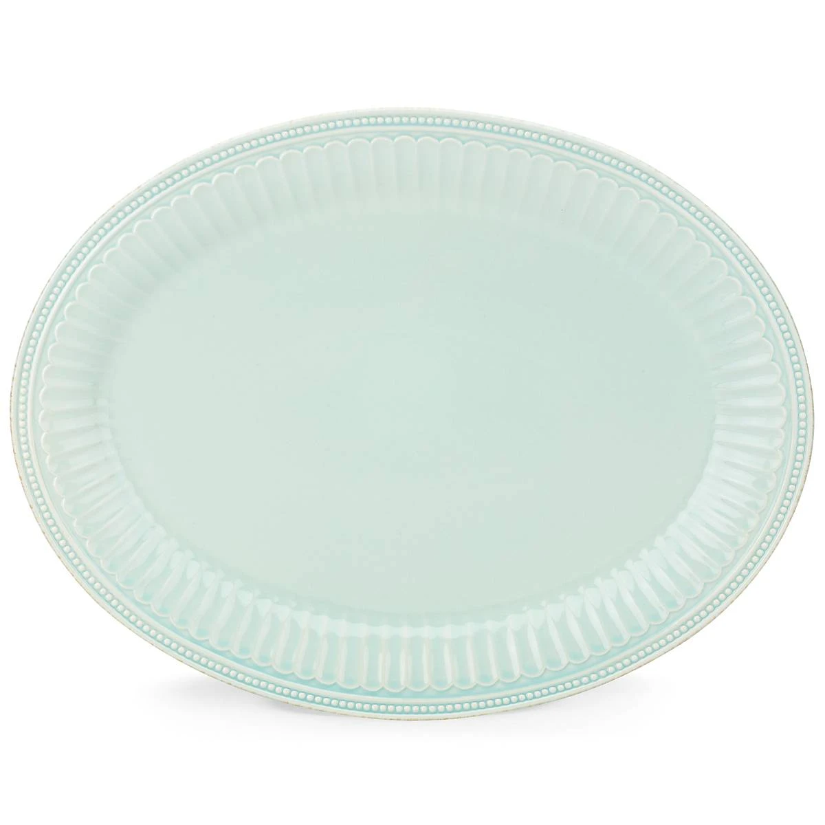 Lenox French Perle Groove 16" Oval Serving Platter 6 Lenox French Perle Groove 16" Oval Serving Platter - Image 4