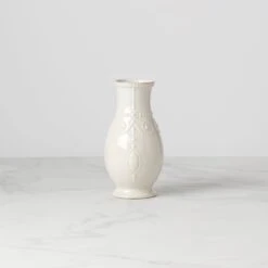 Lenox French Perle 8" Fluted Vase