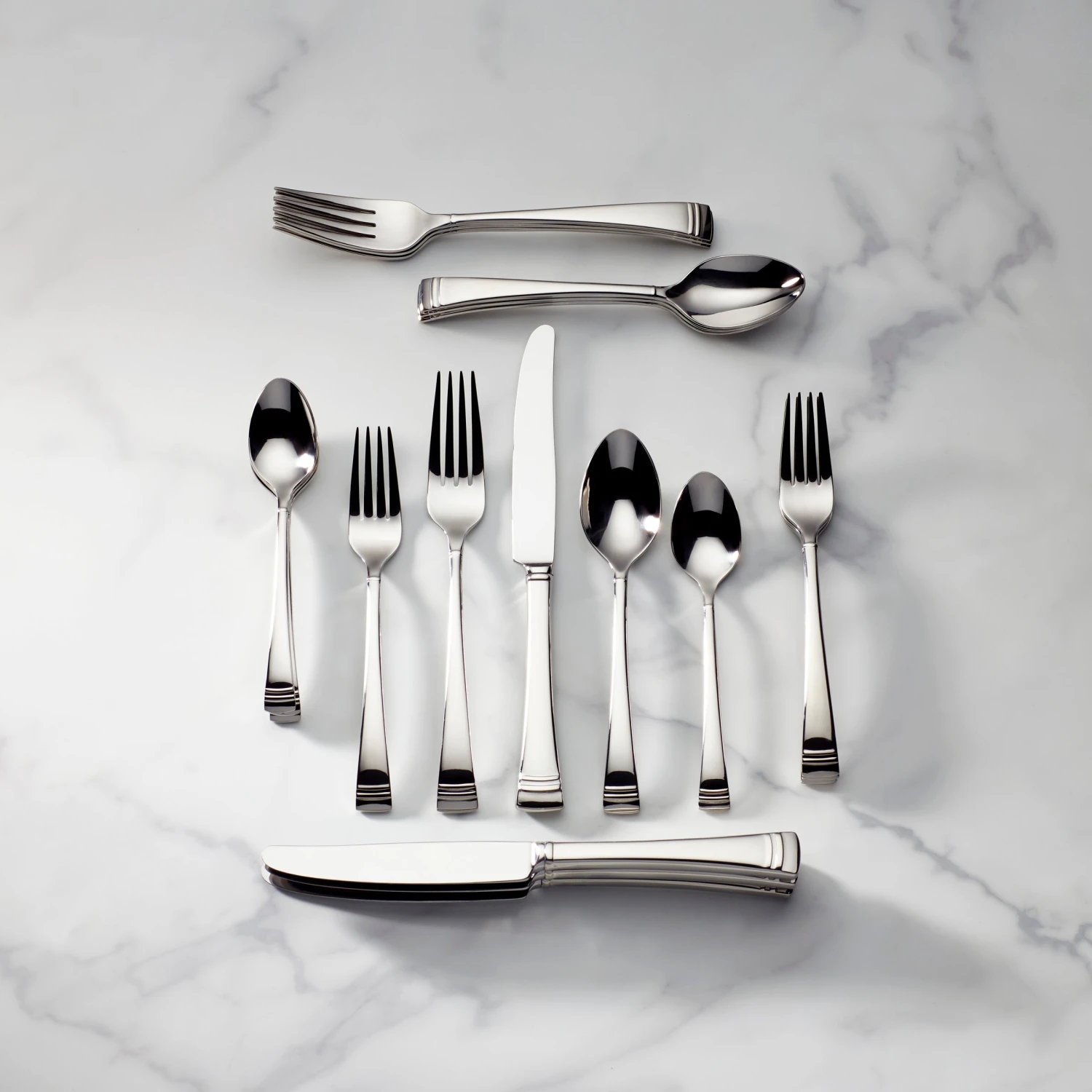 Lenox Federal Platinum 20-Piece Flatware Set 4 Lenox Federal Platinum 20-Piece Flatware Set - Image 2