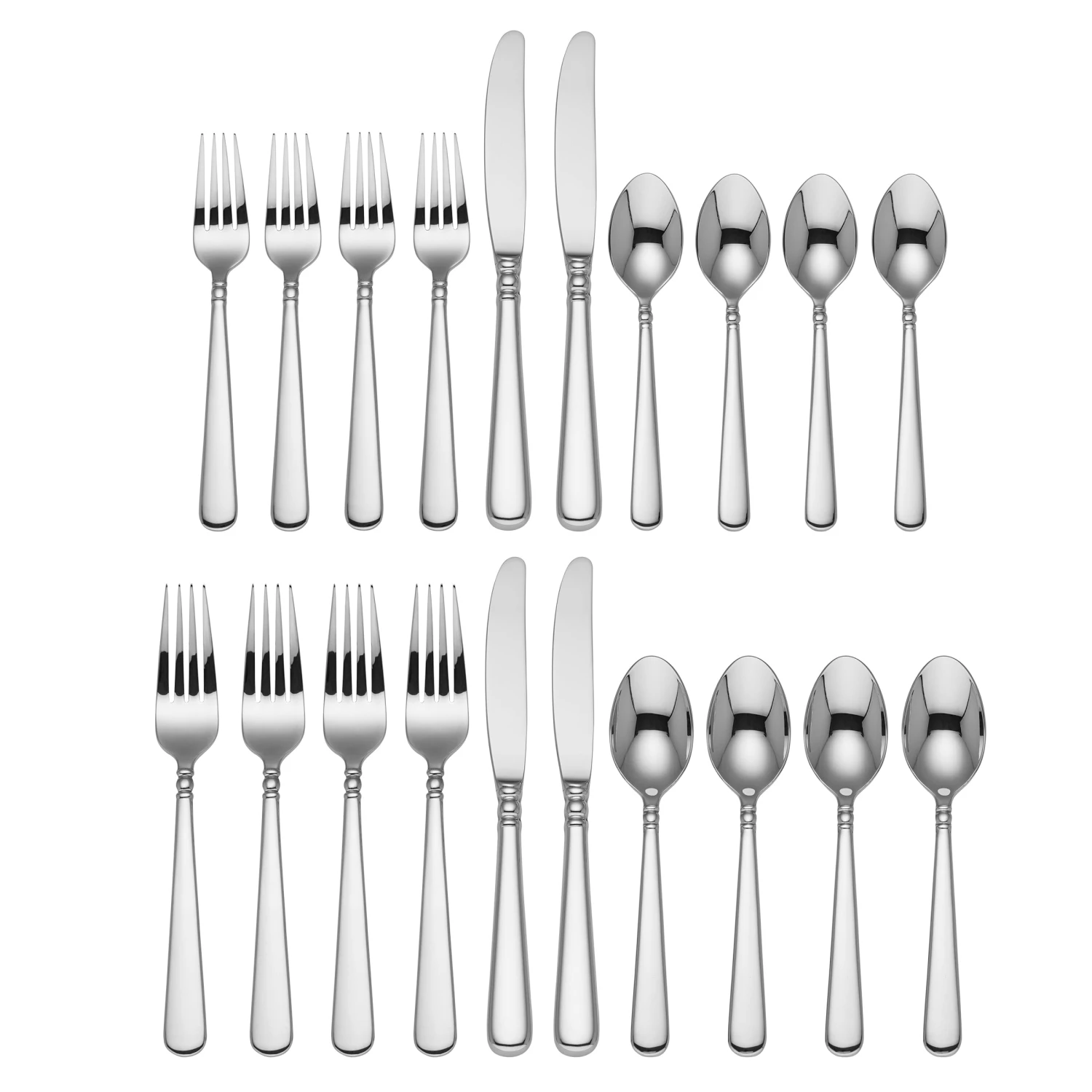 Lenox Pearl Platinum 20-Piece Flatware Set 4 Lenox Pearl Platinum 20-Piece Flatware Set - Image 2