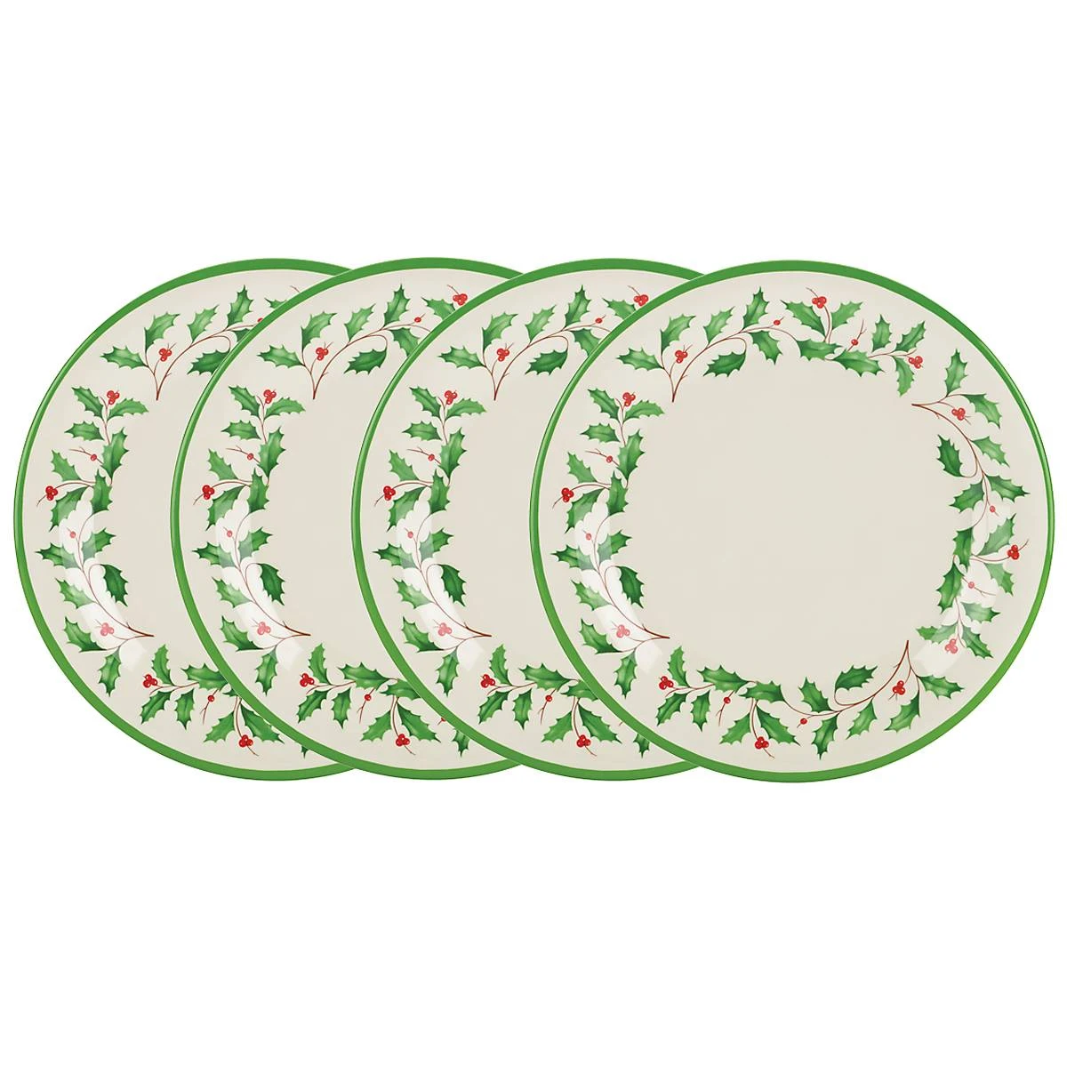 Lenox Holiday 4-Piece Melamine Dinner Plate Set 4 Lenox Holiday 4-Piece Melamine Dinner Plate Set - Image 2