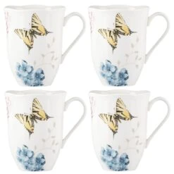Lenox Butterfly Meadow Hydrangea 4-Piece Mug Set 7 Lenox Butterfly Meadow Hydrangea 4-Piece Mug Set -Lenox 869578 wHR c89837a1 0054 4239 947a 6c8e5fc35125