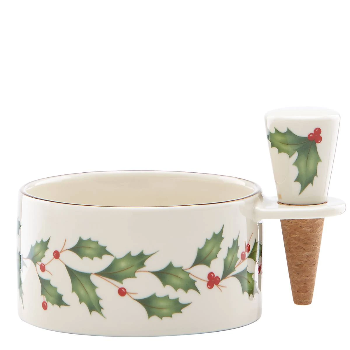 Lenox Hosting The Holidays Wine Coaster & Stopper Set 5 Lenox Hosting The Holidays Wine Coaster & Stopper Set - Image 3