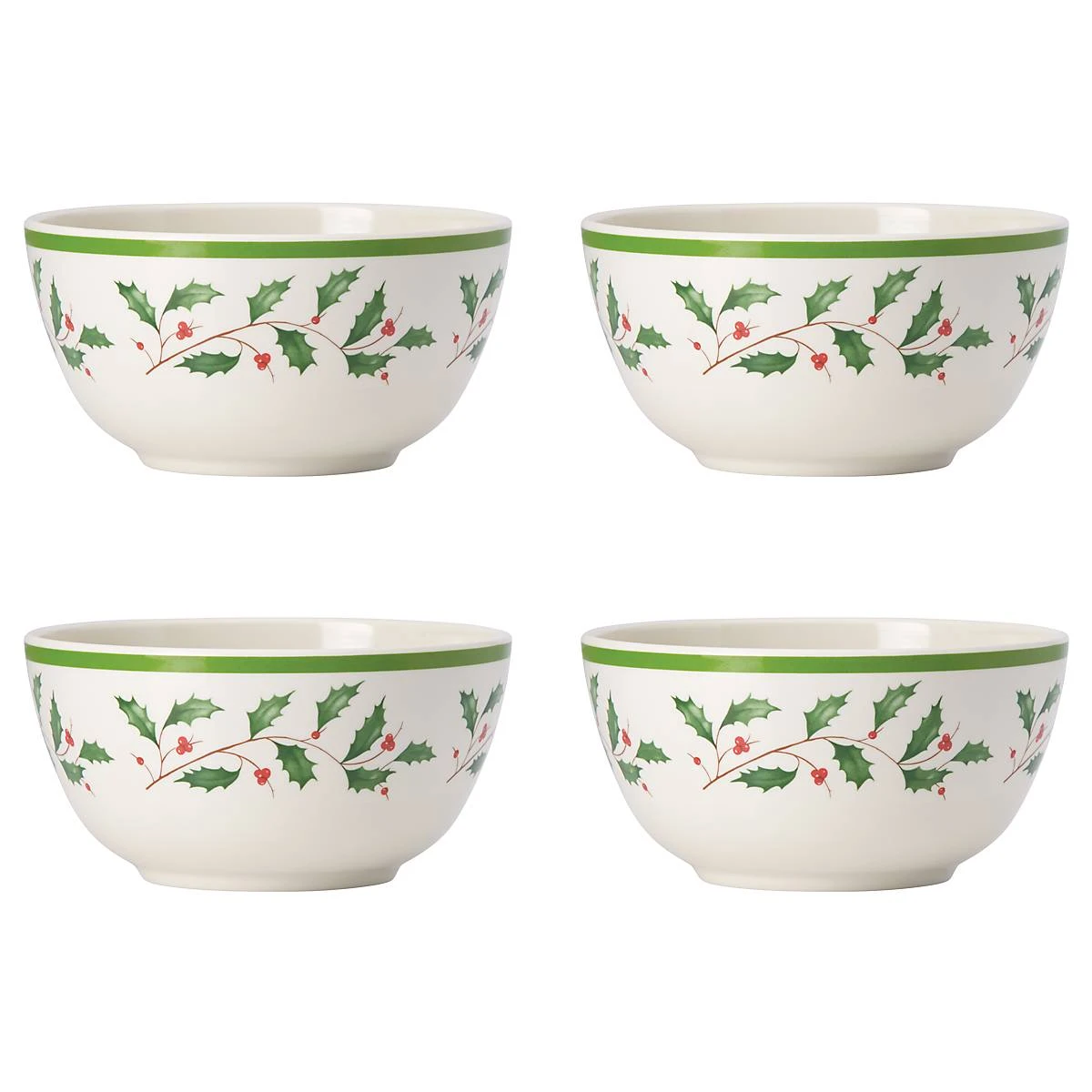 Lenox Holiday Melamine 4-Piece All-Purpose Bowl Set 4 Lenox Holiday Melamine 4-Piece All-Purpose Bowl Set - Image 2