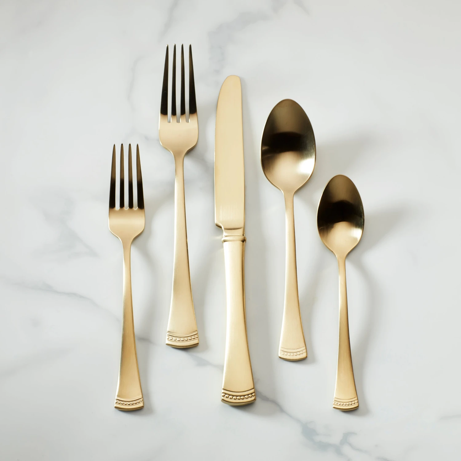 Lenox Portola Gold 60-Piece Flatware Set 3 Lenox Portola Gold 60-Piece Flatware Set