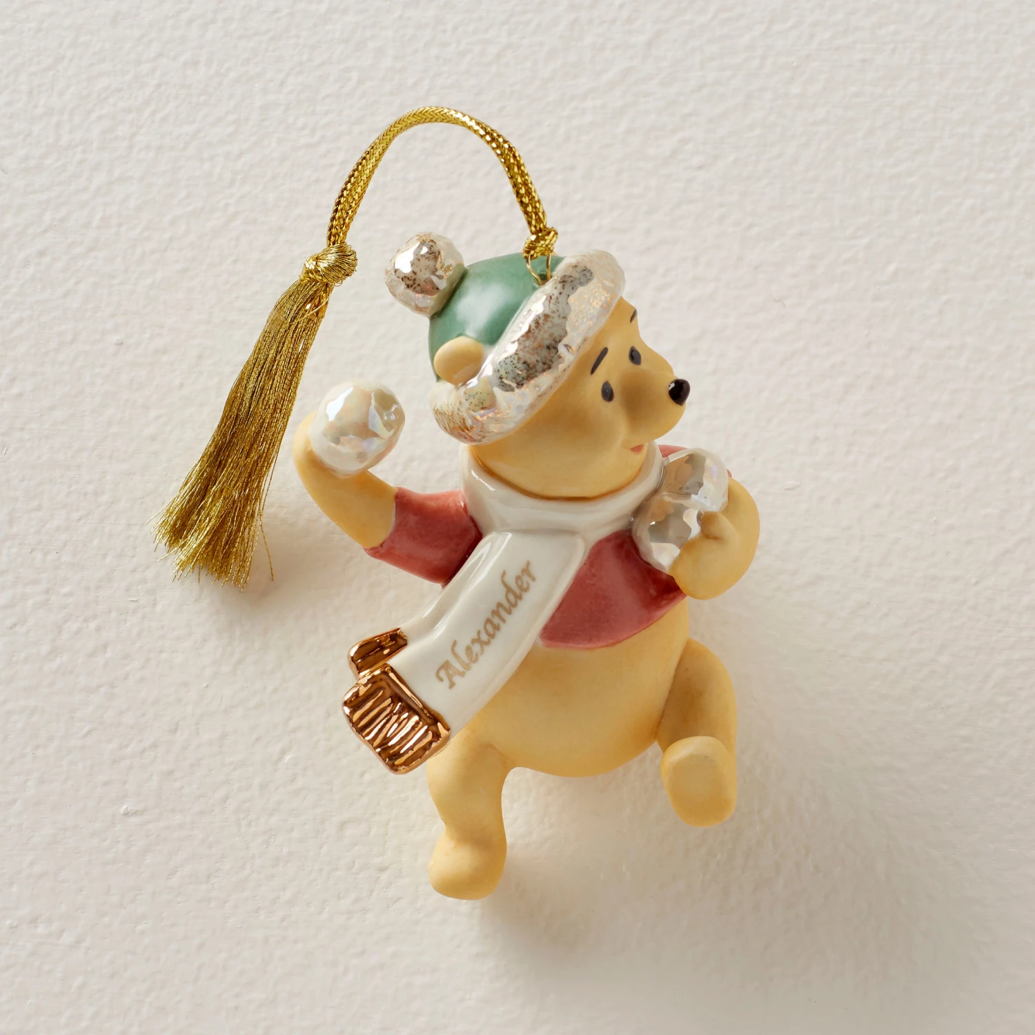 Lenox Winnie The Pooh's Winter Fun Ornament 3 Lenox Winnie The Pooh's Winter Fun Ornament