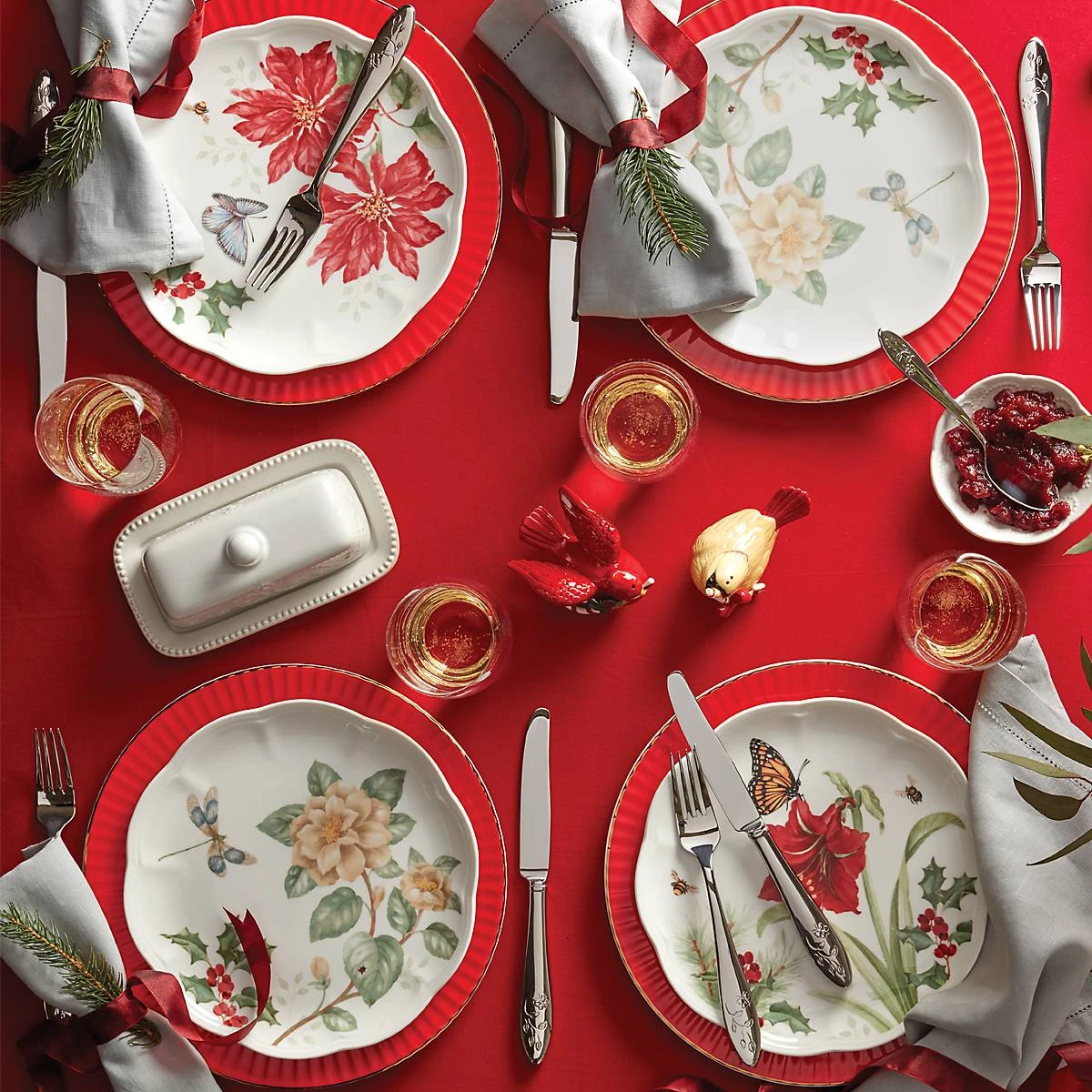 Lenox Butterfly Meadow 18-Piece Holiday Dinnerware Set 5 Lenox Butterfly Meadow 18-Piece Holiday Dinnerware Set - Image 3