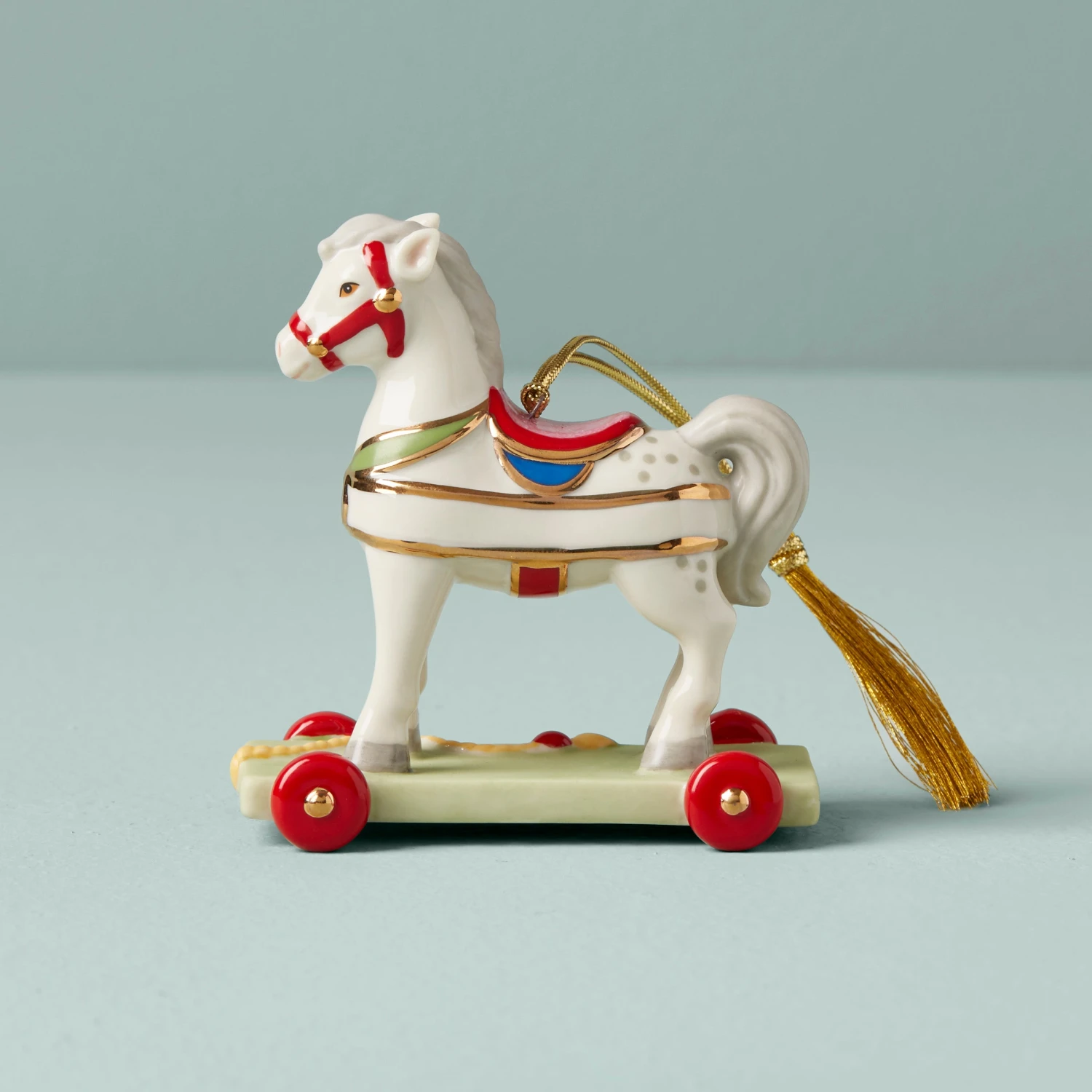 Lenox Personalized My Vintage Toy Horse Ornament 4 Lenox Personalized My Vintage Toy Horse Ornament - Image 2