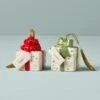 Lenox Forever Friends Presents 2 Piece Ornament Set 2 Lenox Forever Friends Presents 2 Piece Ornament Set -Lenox 884376 w10