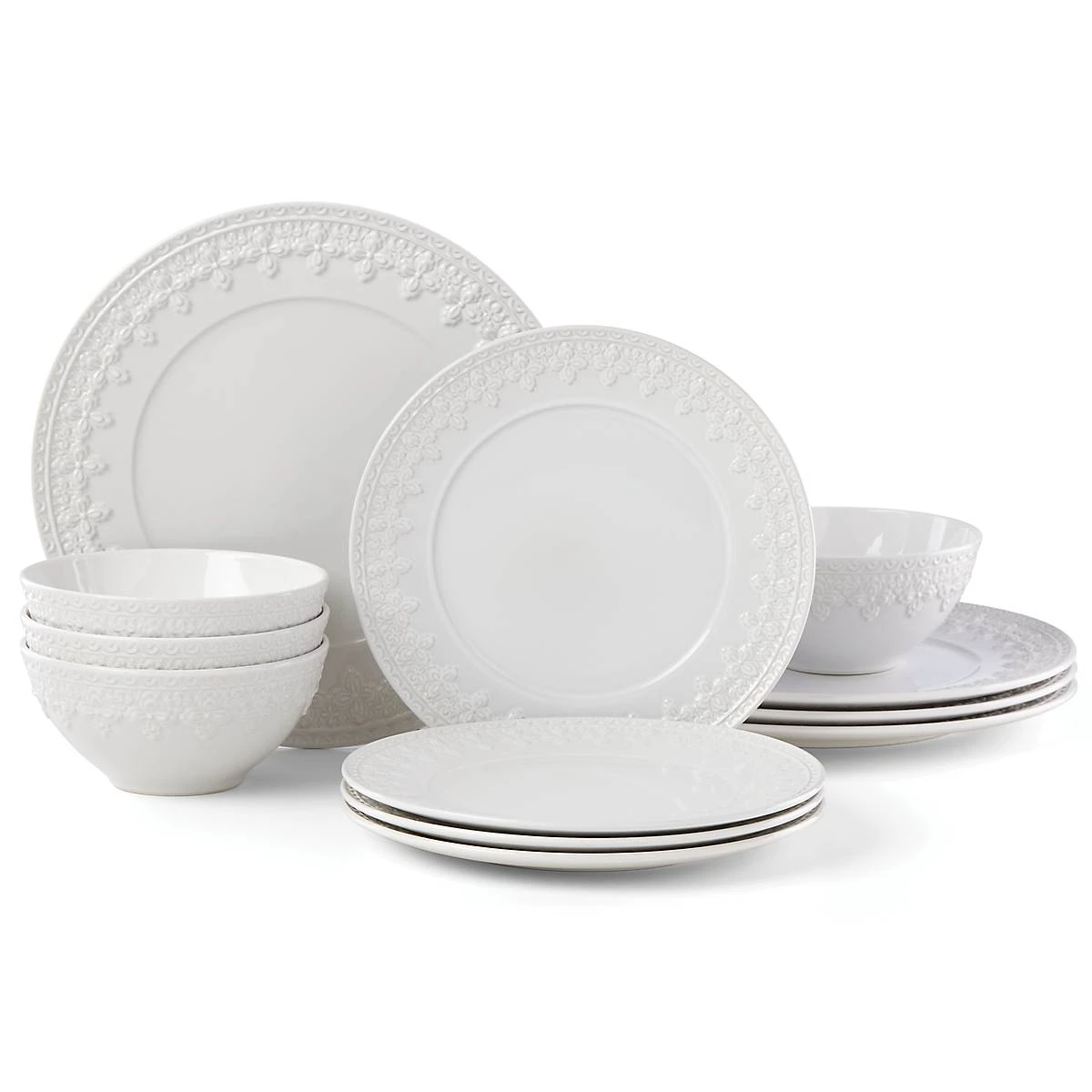 Lenox Chelse Muse Fleur 12-piece Dinnerware Set 3 Lenox Chelse Muse Fleur 12-piece Dinnerware Set