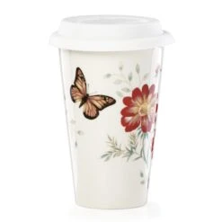 Lenox Butterfly Meadow Travel Mug -Lenox 885609 wHR