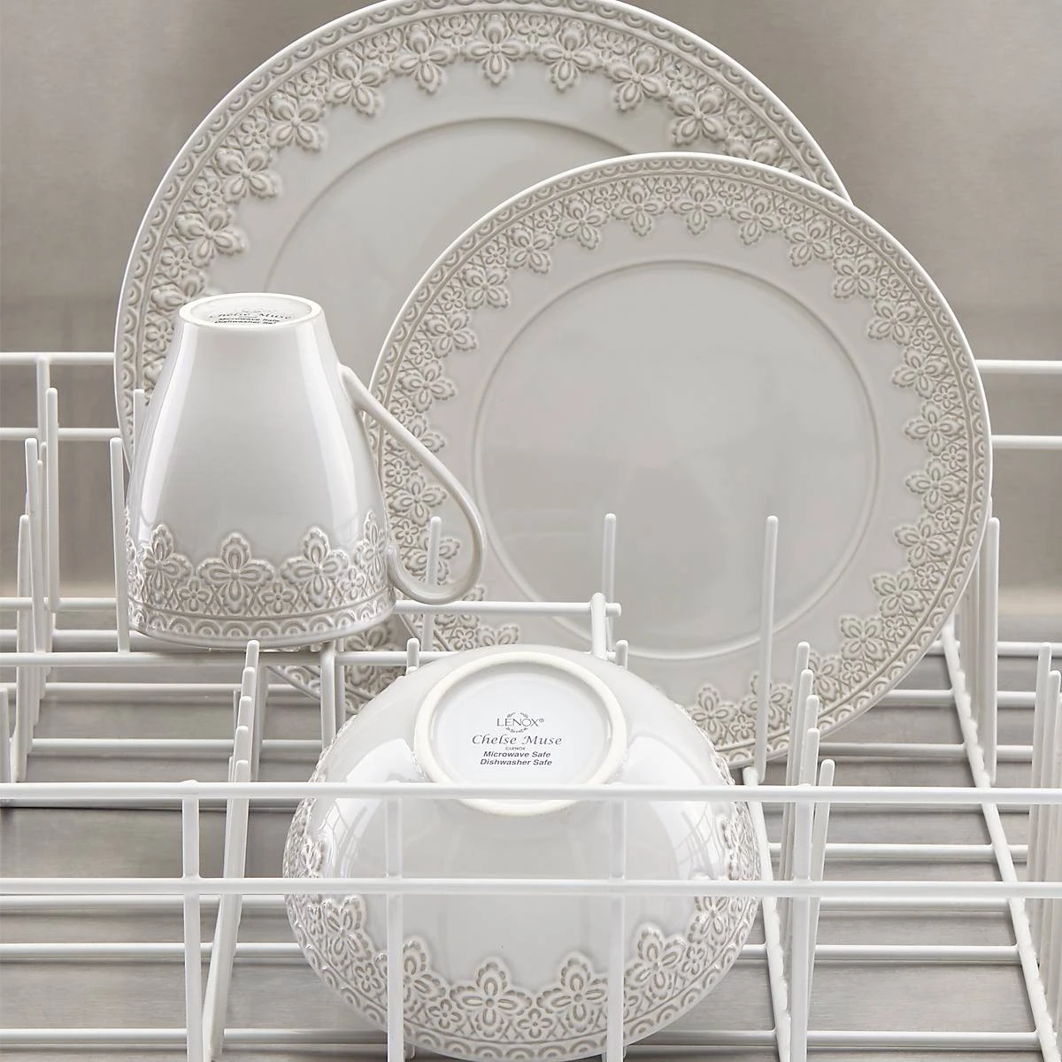 Lenox Chelse Muse Fleur 12-piece Dinnerware Set 12 Lenox Chelse Muse Fleur 12-piece Dinnerware Set - Image 10