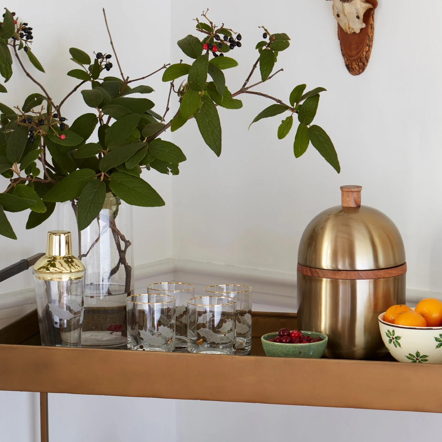 Lenox Holiday Gold 4-Piece Double Old Fashioned Set 5 Lenox Holiday Gold 4-Piece Double Old Fashioned Set - Image 3