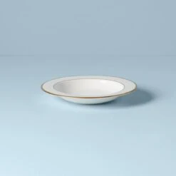 Lenox Opal Innocence Stripe Rimmed Bowl 10 Lenox Opal Innocence Stripe Rimmed Bowl -Lenox 887819 w10