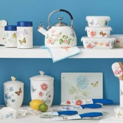 Lenox Butterfly Meadow Large Food Container 8 Lenox Butterfly Meadow Large Food Container -Lenox 888086 w2