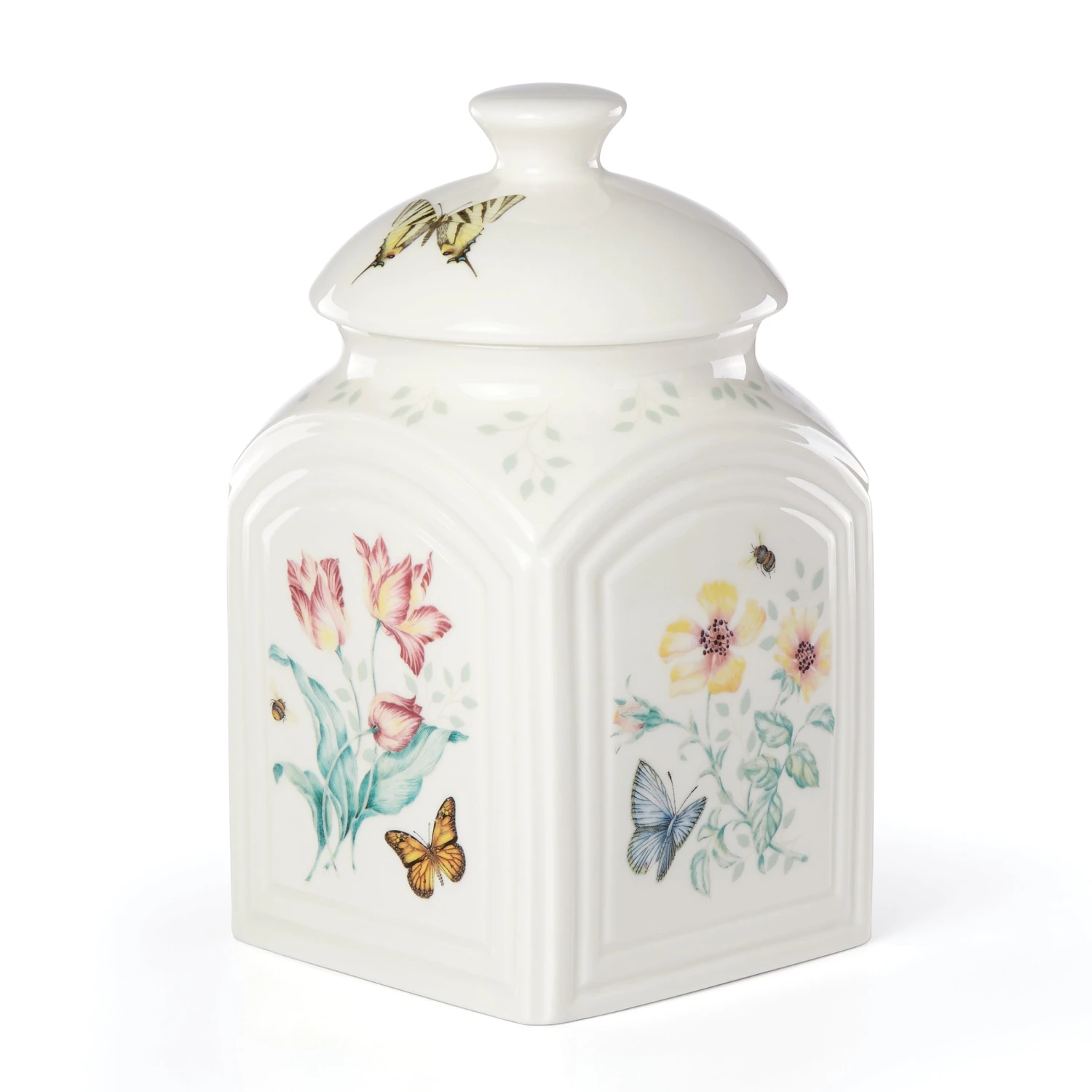 Lenox Butterfly Meadow Kitchen 3-Piece Canister Set 5 Lenox Butterfly Meadow Kitchen 3-Piece Canister Set - Image 3