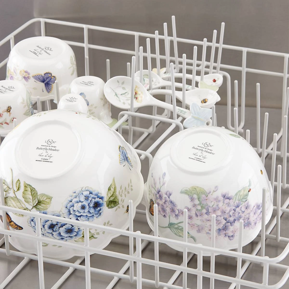 Lenox Butterfly Meadow 2-Piece Nesting Bowl Set 11 Lenox Butterfly Meadow 2-Piece Nesting Bowl Set - Image 9