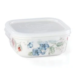 Lenox Butterfly Meadow Square Food Storage Container 7 Lenox Butterfly Meadow Square Food Storage Container -Lenox 888267 wHR