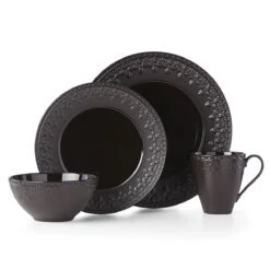 Lenox Chelse Muse Fleur Matte Black 4-Piece Bowl Set 17 Lenox Chelse Muse Fleur Matte Black 4-Piece Bowl Set -Lenox 888917 w3 89f558cc d590 45f7 9028 c4af9abaeeff