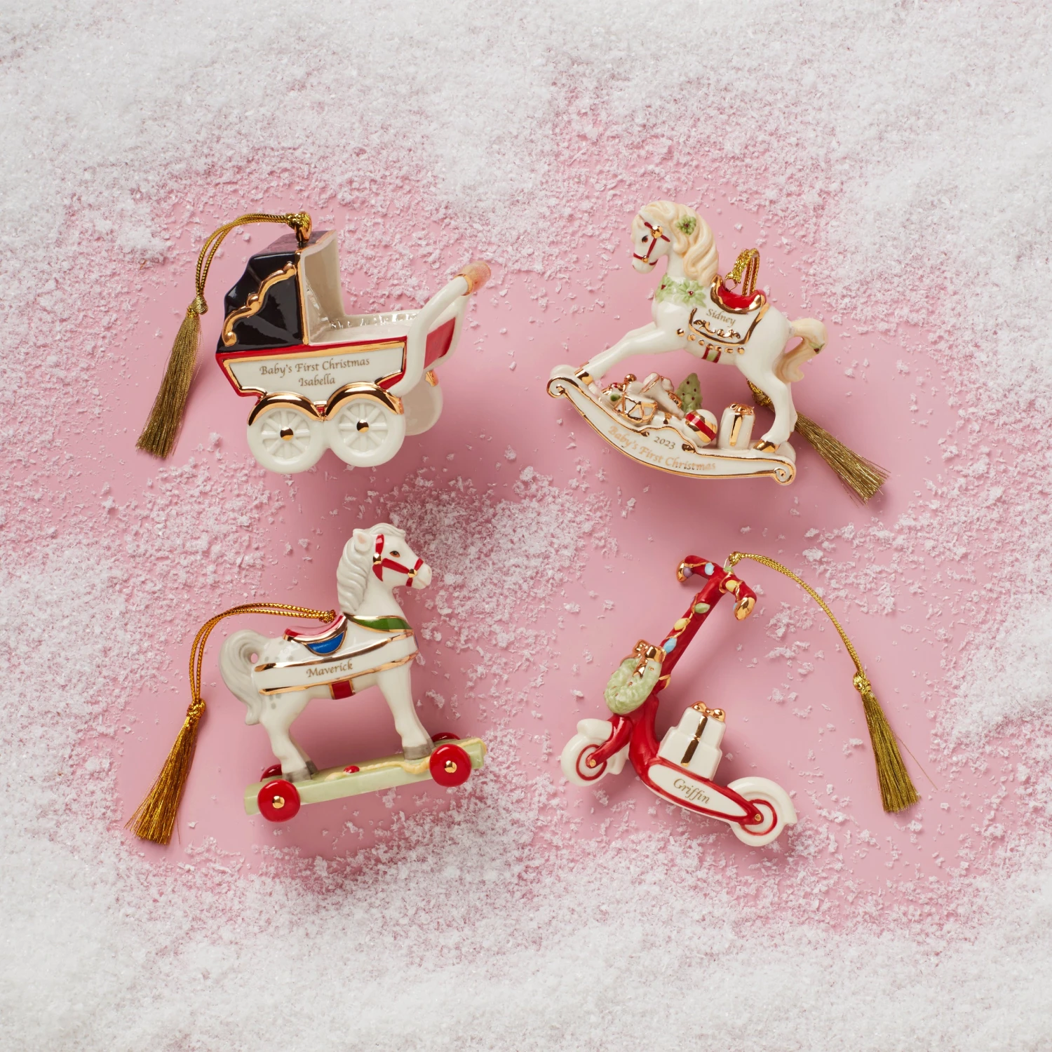 Lenox Rocking Horse Ornament 5 Lenox Rocking Horse Ornament - Image 3