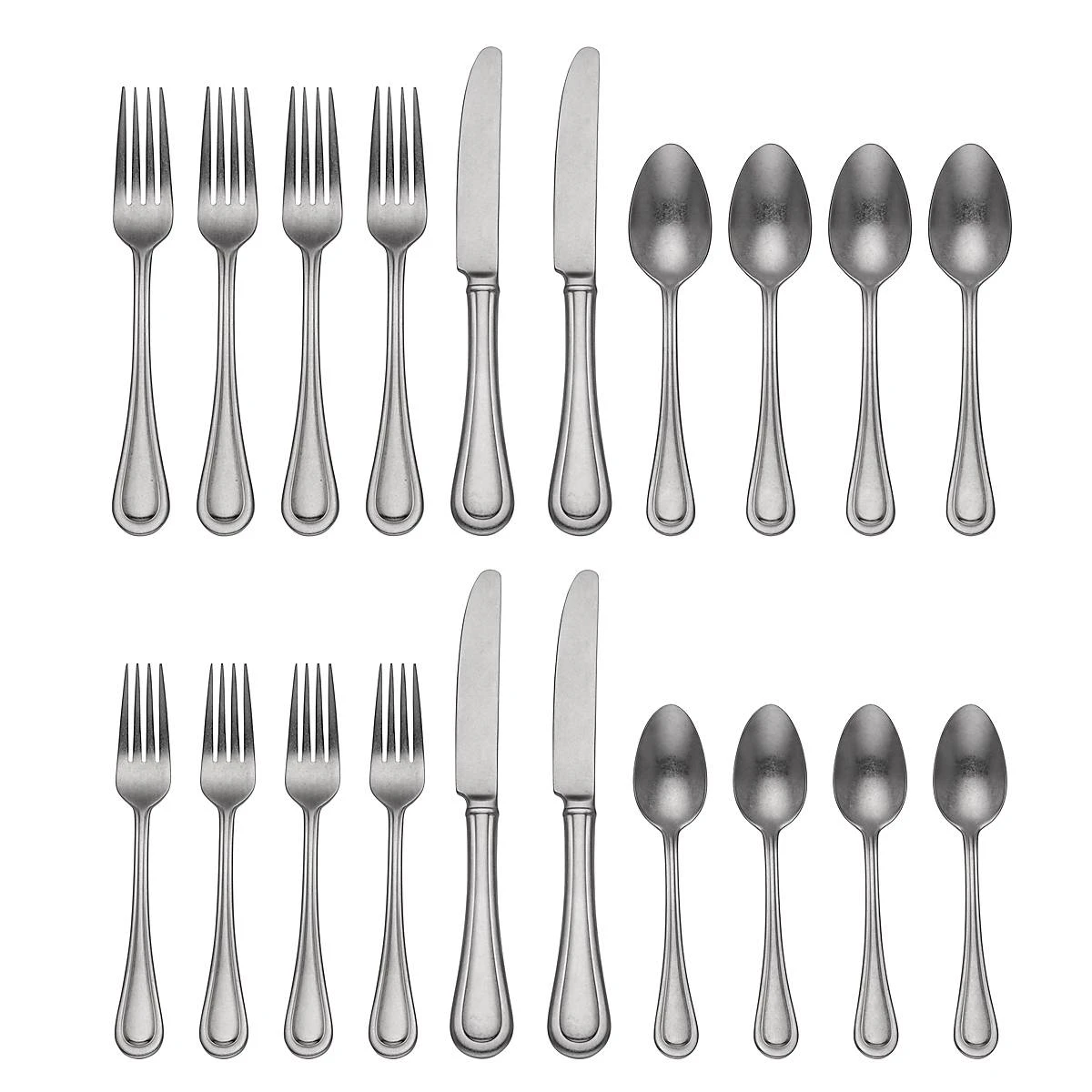 Lenox Textured Neutrals 20-Piece Flatware Set 5 Lenox Textured Neutrals 20-Piece Flatware Set - Image 3