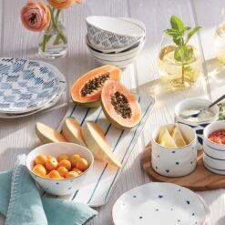 Lenox Blue Bay 4-Piece Dessert Bowl Set 11 Lenox Blue Bay 4-Piece Dessert Bowl Set -Lenox 890196 w11