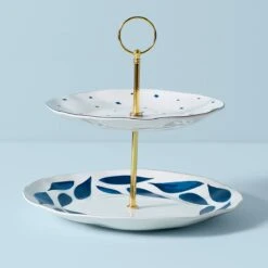 Lenox Blue Bay 2-Tiered Server