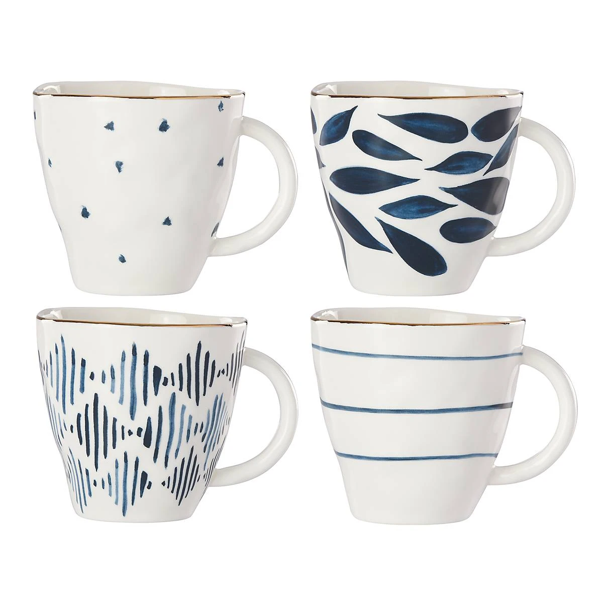 Lenox Blue Bay 4-Piece Dessert Mug Set 4 Lenox Blue Bay 4-Piece Dessert Mug Set - Image 2