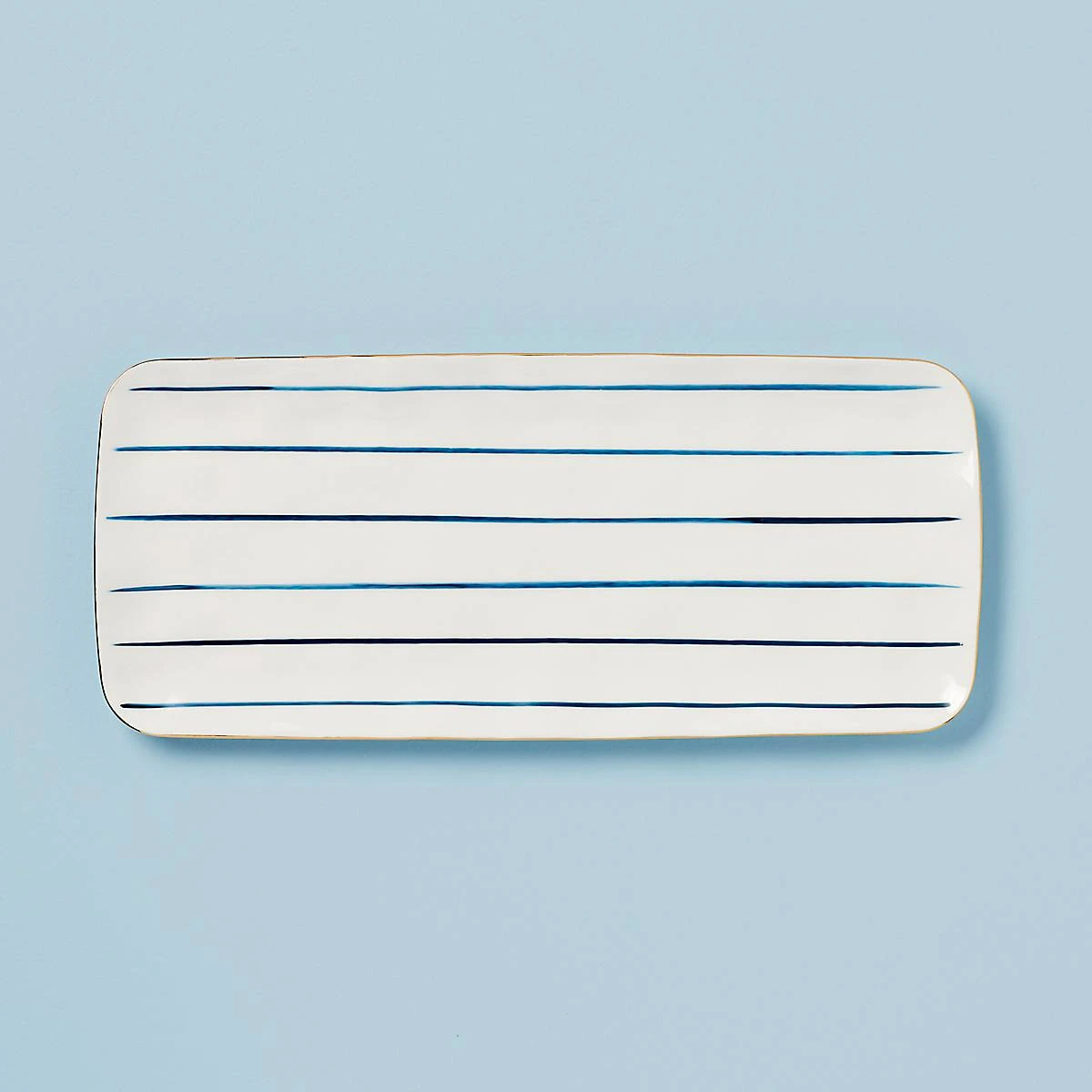 Lenox Blue Bay Hors D'oeuvre Tray 3 Lenox Blue Bay Hors D'oeuvre Tray