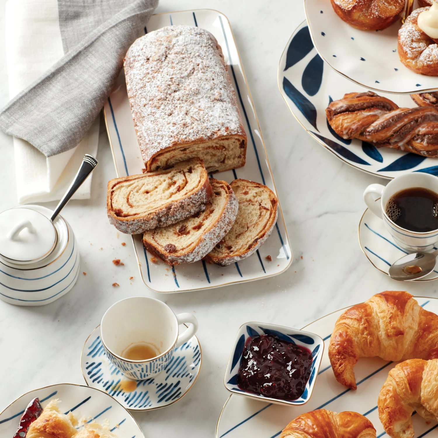 Lenox Blue Bay Hors D'oeuvre Tray 4 Lenox Blue Bay Hors D'oeuvre Tray - Image 2