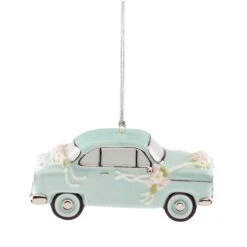 Lenox Just Married Vintage Car Ornament 11 Lenox Just Married Vintage Car Ornament -Lenox 890413 w12
