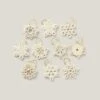 Lenox Snowflake 10-Piece Ornament Set 2 Lenox Snowflake 10-Piece Ornament Set -Lenox 890425 w10