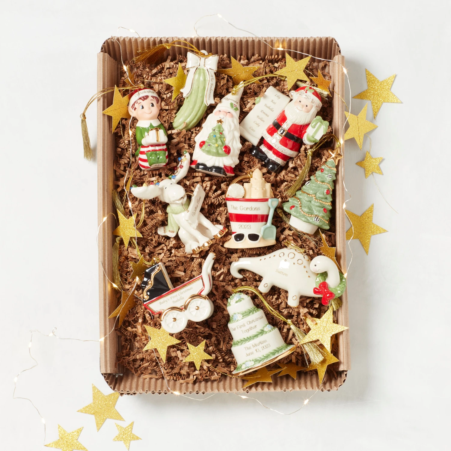 Lenox Personalized Christmas Elf Ornament 6 Lenox Personalized Christmas Elf Ornament - Image 4