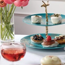 Lenox Sprig & Vine 2-Tiered Server 8 Lenox Sprig & Vine 2-Tiered Server -Lenox 890740 w11