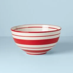Lenox Holiday Handpaint Stripe Mixing Bowl