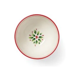 Lenox Holiday Handpaint Stripe Mixing Bowl 10 Lenox Holiday Handpaint Stripe Mixing Bowl -Lenox 890773 w12